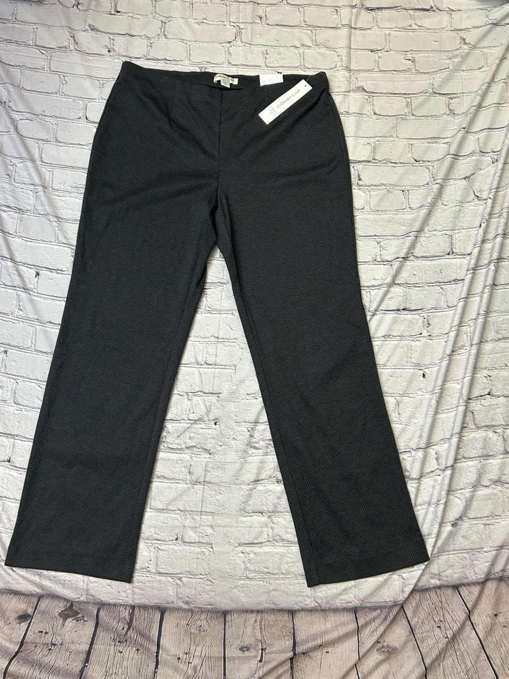 Coldwater Creek Black Textured Girls' Leggings
